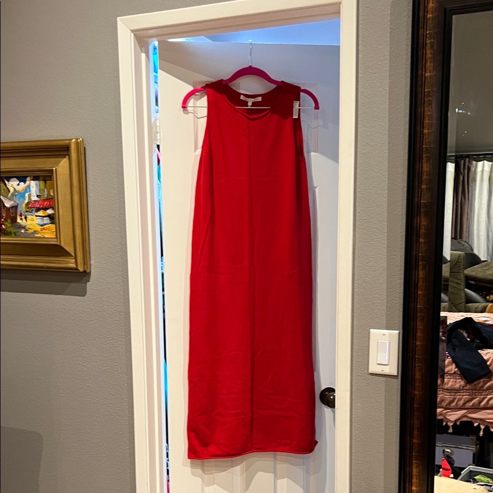 NakedCashmere Red Dress NWT 100% cashmere small
